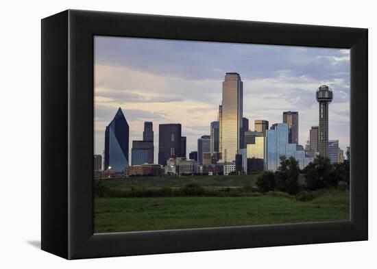 Dallas City Skyline and the Reunion Tower, Texas, United States of America, North America-Gavin-Framed Premier Image Canvas