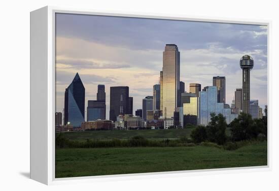 Dallas City Skyline and the Reunion Tower, Texas, United States of America, North America-Gavin-Framed Premier Image Canvas