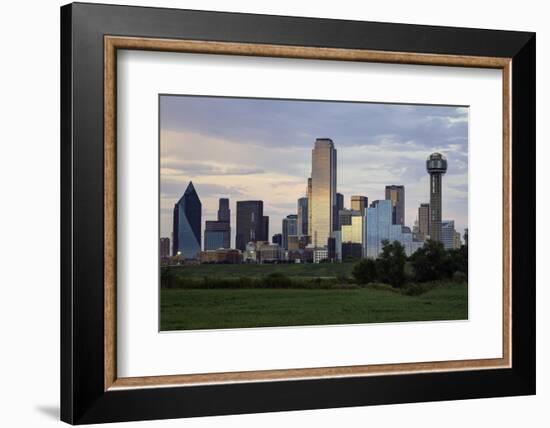 Dallas City Skyline and the Reunion Tower, Texas, United States of America, North America-Gavin-Framed Photographic Print