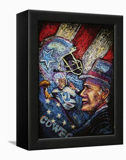 Dallas Cowboys 001-Rock Demarco-Framed Premier Image Canvas