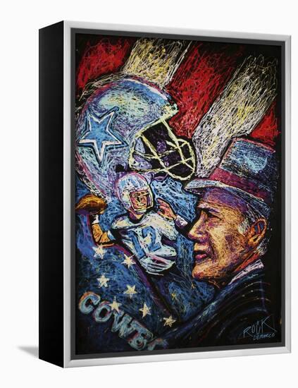 Dallas Cowboys 001-Rock Demarco-Framed Premier Image Canvas