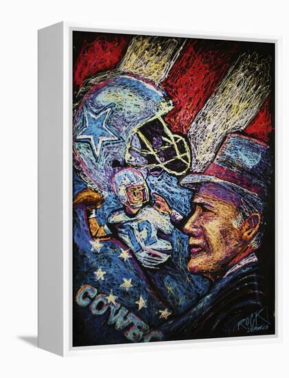 Dallas Cowboys 001-Rock Demarco-Framed Premier Image Canvas