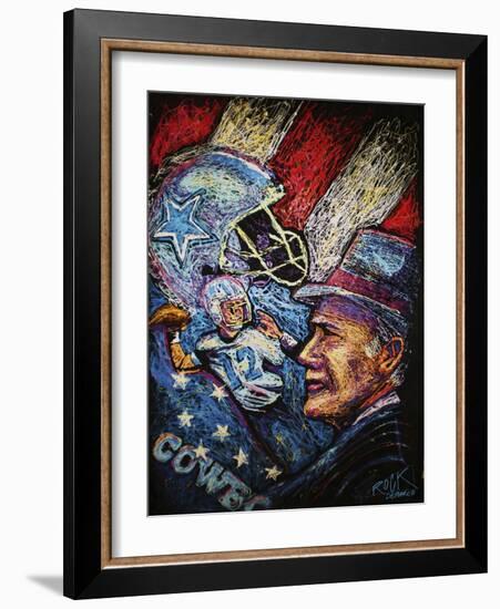 Dallas Cowboys 001-Rock Demarco-Framed Giclee Print