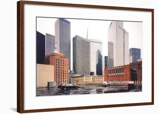 Dallas Parking Lot, Dallas-Thomas Struth-Framed Art Print