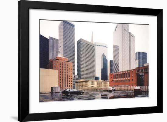 Dallas Parking Lot, Dallas-Thomas Struth-Framed Art Print