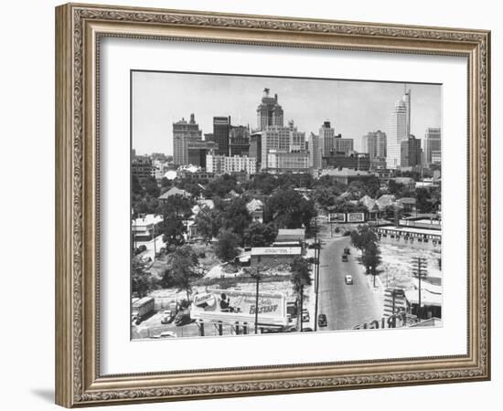 Dallas Skyline-Alfred Eisenstaedt-Framed Photographic Print