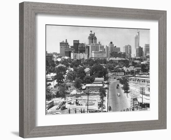 Dallas Skyline-Alfred Eisenstaedt-Framed Photographic Print