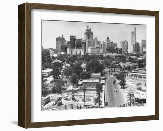 Dallas Skyline-Alfred Eisenstaedt-Framed Photographic Print