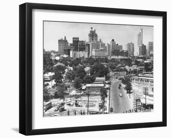 Dallas Skyline-Alfred Eisenstaedt-Framed Photographic Print