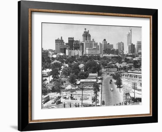 Dallas Skyline-Alfred Eisenstaedt-Framed Photographic Print