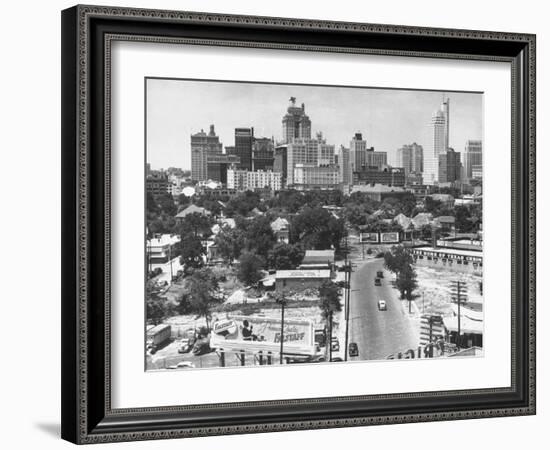 Dallas Skyline-Alfred Eisenstaedt-Framed Photographic Print