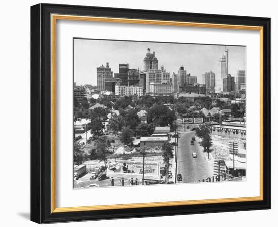 Dallas Skyline-Alfred Eisenstaedt-Framed Photographic Print