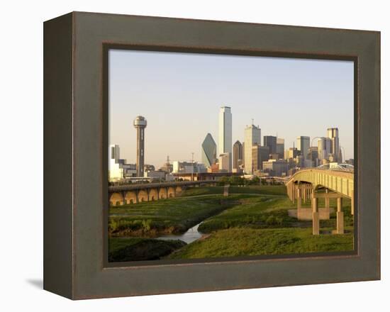 Dallas Skyline-Dana Hoff-Framed Premier Image Canvas