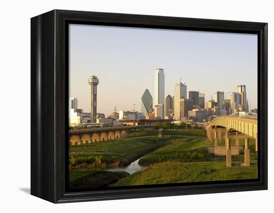 Dallas Skyline-Dana Hoff-Framed Premier Image Canvas
