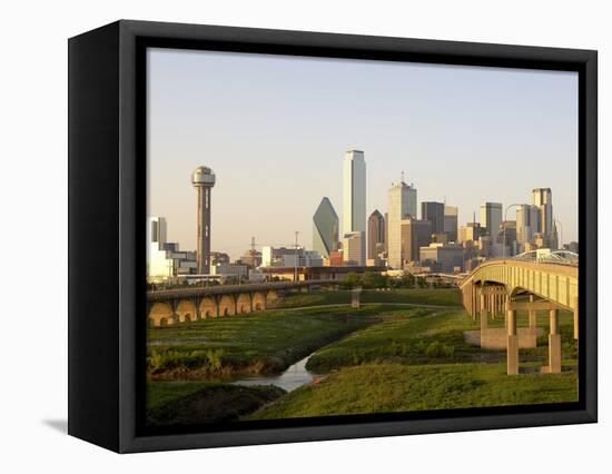 Dallas Skyline-Dana Hoff-Framed Premier Image Canvas