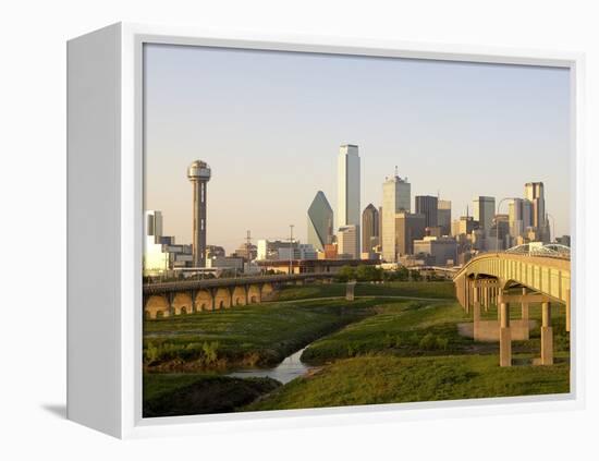 Dallas Skyline-Dana Hoff-Framed Premier Image Canvas