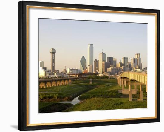 Dallas Skyline-Dana Hoff-Framed Photographic Print