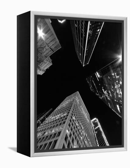 Dallas Up Bw-John Gusky-Framed Premier Image Canvas