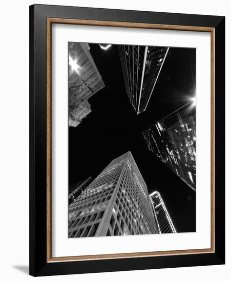 Dallas Up Bw-John Gusky-Framed Photographic Print