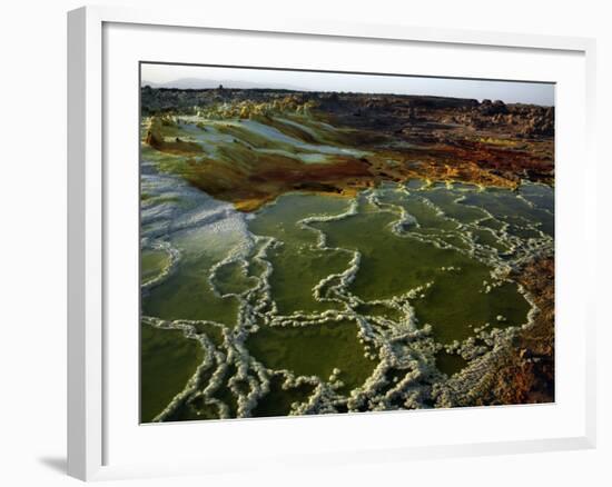 Dallol Geothermal Area, Danakil Depression, Ethiopia-null-Framed Photographic Print