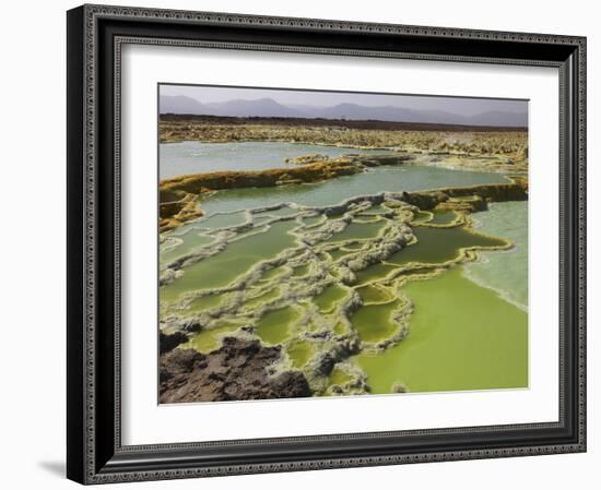Dallol Geothermal Area, Danakil Depression, Ethiopia-Stocktrek Images-Framed Photographic Print