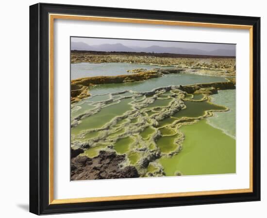 Dallol Geothermal Area, Danakil Depression, Ethiopia-Stocktrek Images-Framed Photographic Print