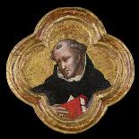 St. Thomas Aquinas (Tempera on Panel)-Dalmasio di Jacopo Scannabecchi-Framed Giclee Print