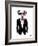 Dalmatian Dog in Tuxedo-Olga Angellos-Framed Art Print