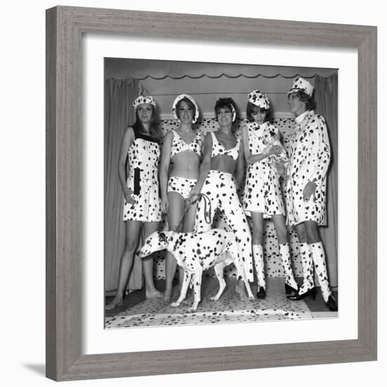 Dalmatian Fashion, Paris, 26 October 1967-null-Framed Photo