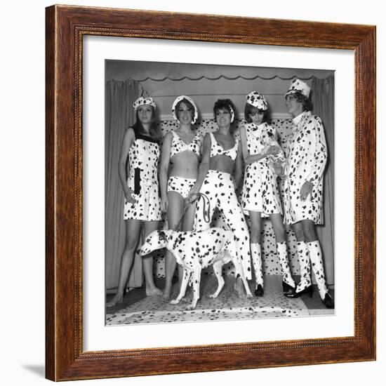 Dalmatian Fashion, Paris, 26 October 1967-null-Framed Photo