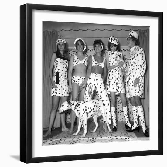 Dalmatian Fashion, Paris, 26 October 1967-null-Framed Photo