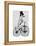 Dalmatian on Bicycle-Fab Funky-Framed Stretched Canvas