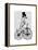 Dalmatian on Bicycle-Fab Funky-Framed Stretched Canvas