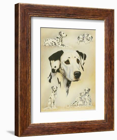 Dalmatian-Libero Patrignani-Framed Art Print