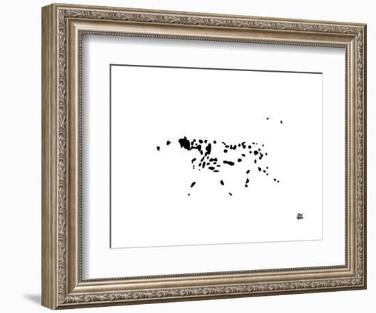 Dalmatian-Yoni Alter-Framed Giclee Print