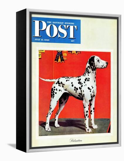 "Dalmatians," Saturday Evening Post Cover, July 17, 1943-Rutherford Boyd-Framed Premier Image Canvas