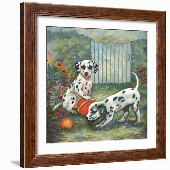 Dalmatians-Judy Mastrangelo-Framed Giclee Print