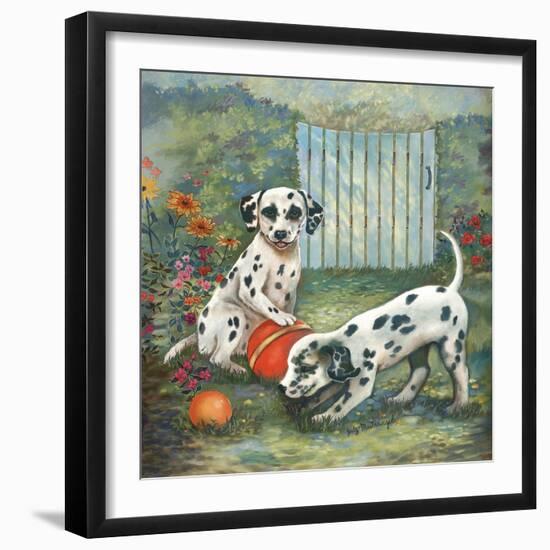 Dalmatians-Judy Mastrangelo-Framed Giclee Print