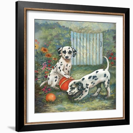 Dalmatians-Judy Mastrangelo-Framed Giclee Print