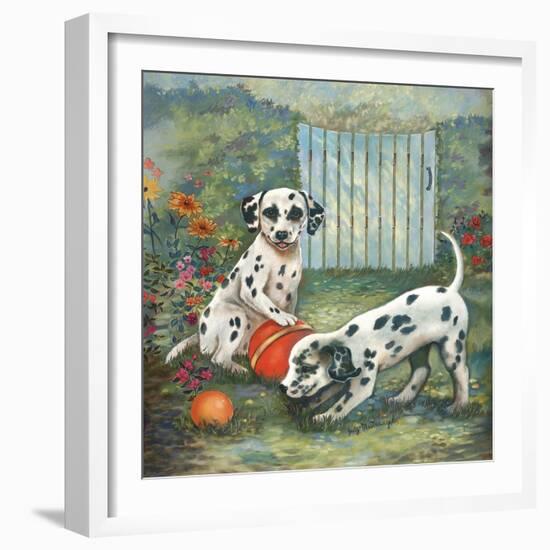 Dalmatians-Judy Mastrangelo-Framed Giclee Print