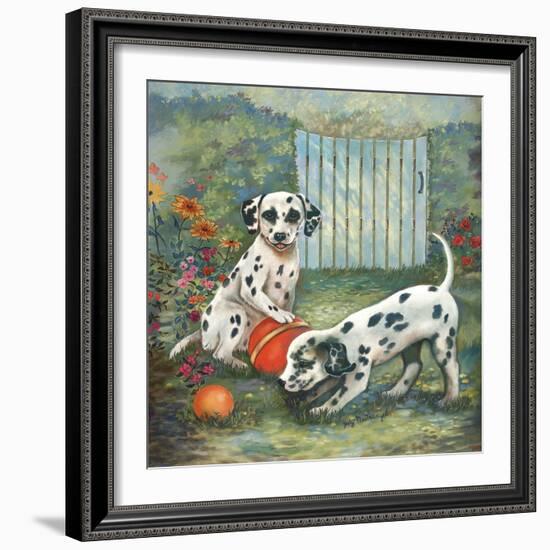 Dalmatians-Judy Mastrangelo-Framed Giclee Print