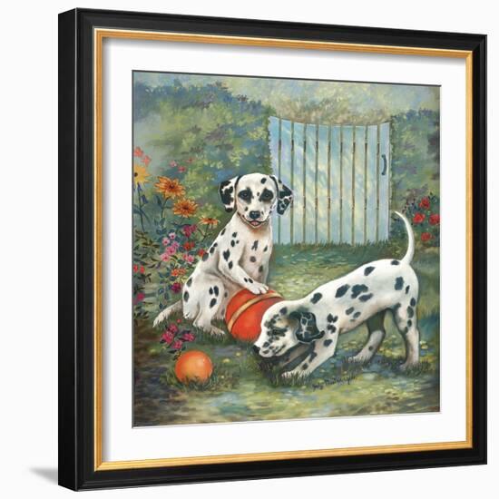 Dalmatians-Judy Mastrangelo-Framed Giclee Print