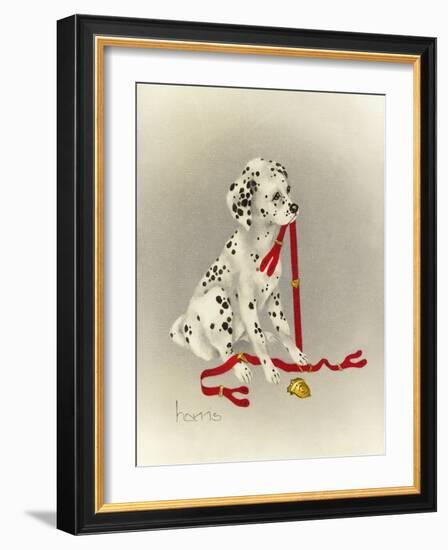Dalmation 4- Hot Diggity Dog-Peggy Harris-Framed Giclee Print