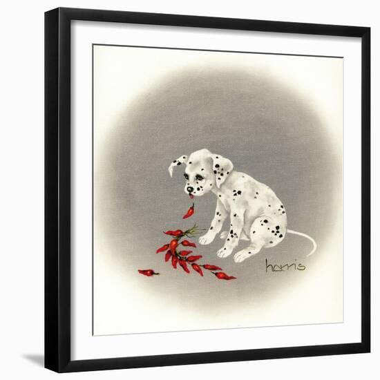 Dalmation 5 - Chile Dog-Peggy Harris-Framed Giclee Print