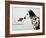 Dalmation Dog Looking at Dalmation Fish-Michel Tcherevkoff-Framed Art Print