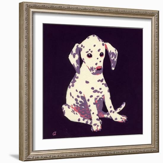 Dalmation Puppy, 1950s-George Adamson-Framed Giclee Print