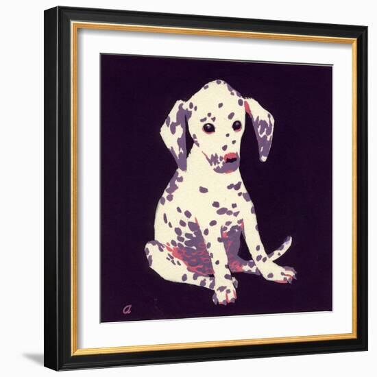 Dalmation Puppy, 1950s-George Adamson-Framed Giclee Print