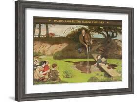 Dalton Collecting Marsh Fire Gas, 1879-93-Ford Madox Brown-Framed Giclee Print