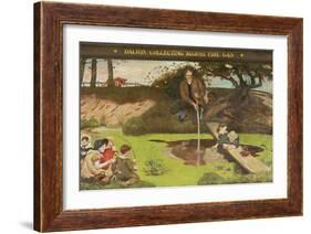 Dalton Collecting Marsh Fire Gas, 1879-93-Ford Madox Brown-Framed Giclee Print
