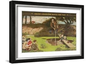 Dalton Collecting Marsh Fire Gas, 1879-93-Ford Madox Brown-Framed Giclee Print
